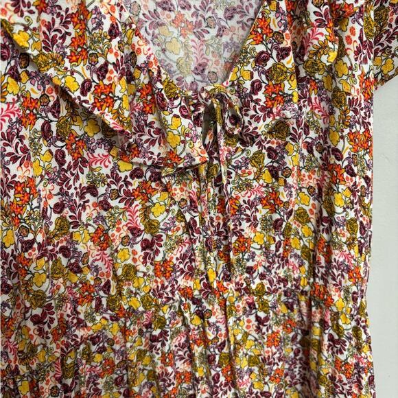 NWT Old Navy Flutter Sleeve Mini Sundress in Multicolor Floral - Size XL - Picture 4 of 9